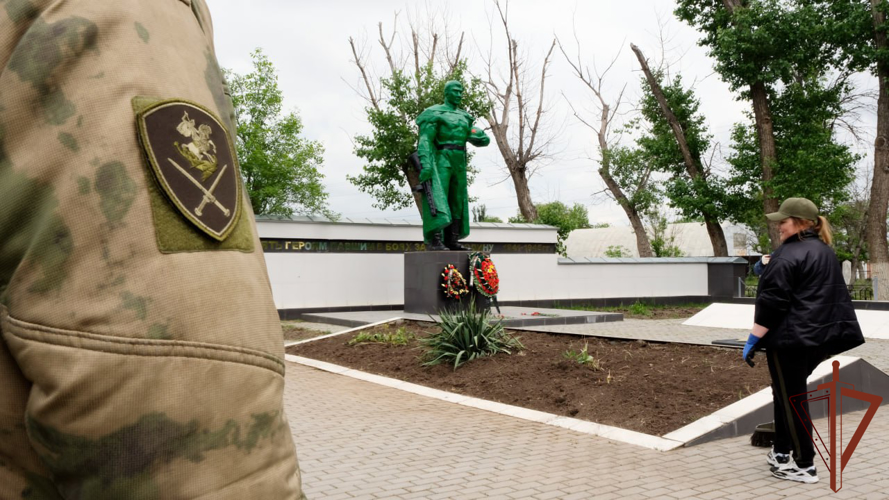 Ведомственную акцию «На страже памяти» поддержали в Объединенной группировке войск (сил)