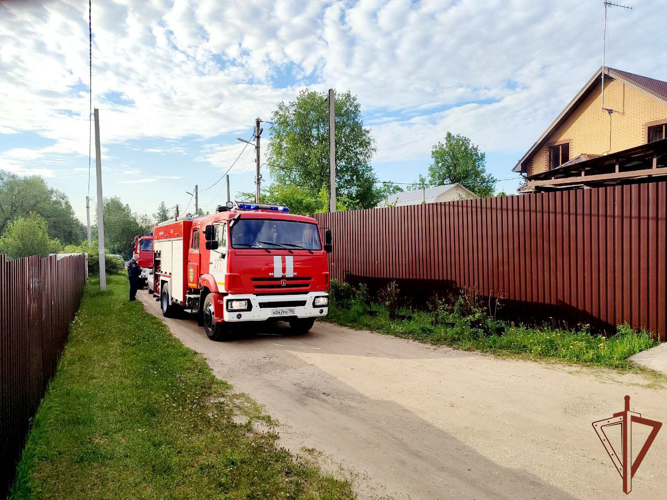 В Московской области сотрудники Росгвардии блокировали очаг возгорания в охраняемом частном доме