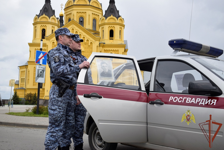 Акция «Бессмертный автополк» продолжается в Приволжском округе Росгвардии