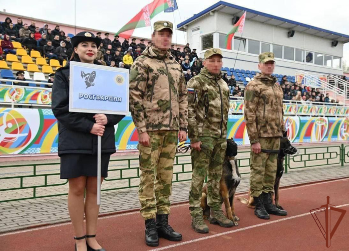 Кинологи Росгвардии заняли первое место на соревнованиях в Республике Беларусь