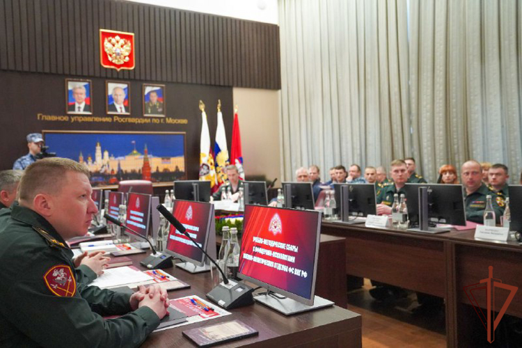 Учебно-методический сбор с военными психологами Росгвардии прошел в Москве  (видео)