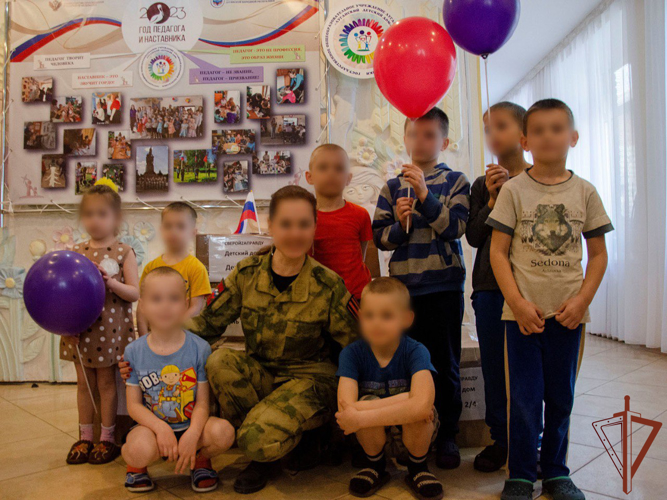 Росгвардейцы-участники СВО провели детский праздник для воспитанников подшефных учреждений в ЛНР