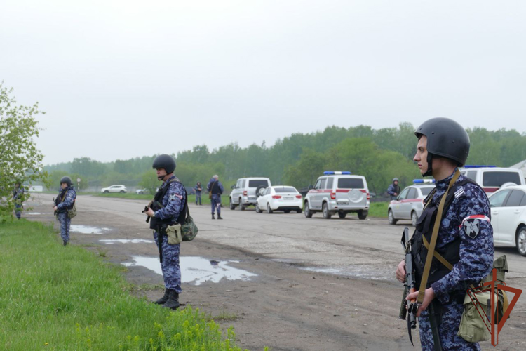 Росгвардия приняла участие в межведомственном учении в Омской области