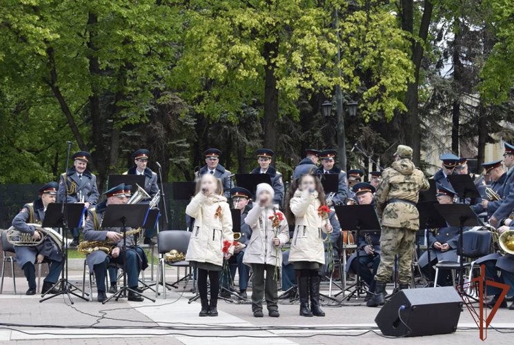 Росгвардия устроила праздник для москвичей и гостей столицы в честь Дня Победы 