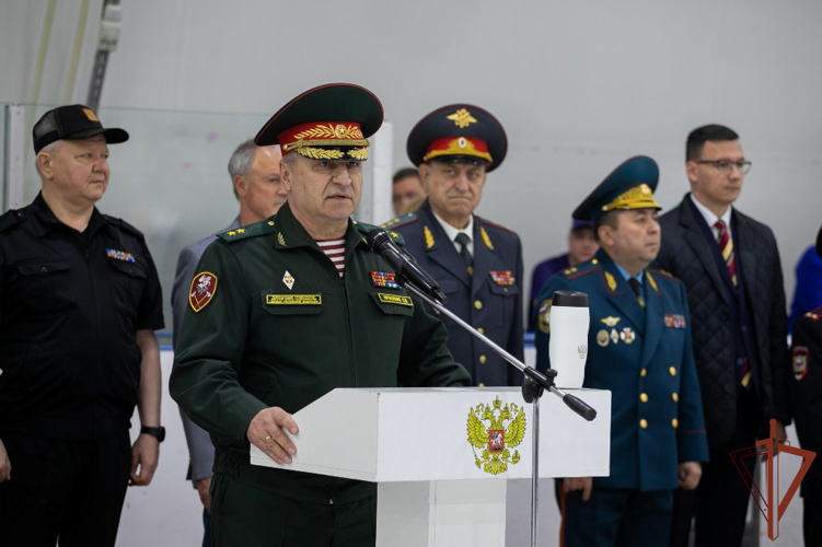 Команда Росгвардии стала призером на Всероссийских соревнованиях по хоккею с шайбой (видео)