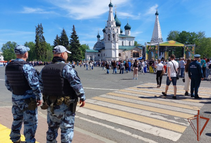 Росгвардия обеспечила безопасность празднования Дня города Ярославля