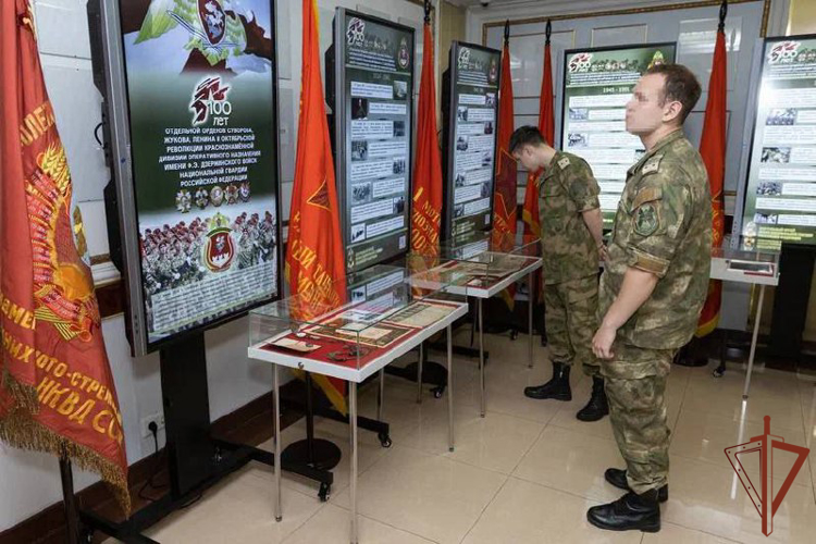 К 100-летию дивизии имени Ф.Э. Дзержинского Центральный музей Росгвардии открыл выставку об истории соединения