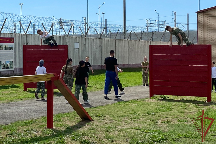 Сбор с воспитанниками подшефных классов Росгвардии состоялся в Краснодарском крае