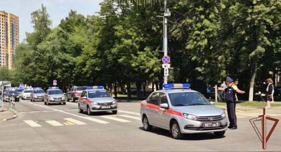 Росгвардейцы приняли участие в автопробегах в центральных регионах России