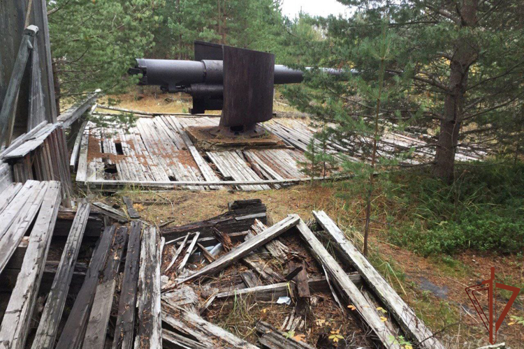 Росгвардейцы вместе с кадетами подшефного клуба восстанавливают музейный комплекс в Архангельской области