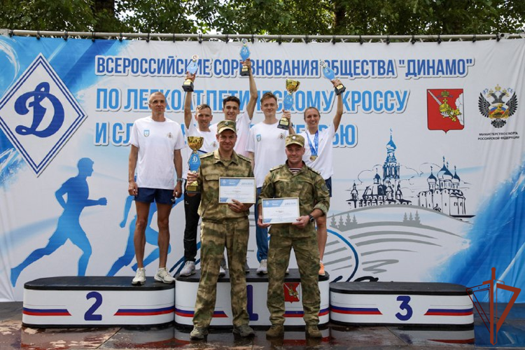Команда Росгвардии победила на всероссийских соревнованиях общества «Динамо» по легкоатлетическому кроссу