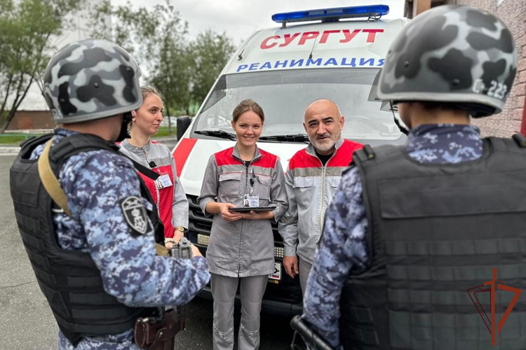 Сургутская городская клиническая станция скорой медицинской помощи теперь под защитой Росгвардии (видео)