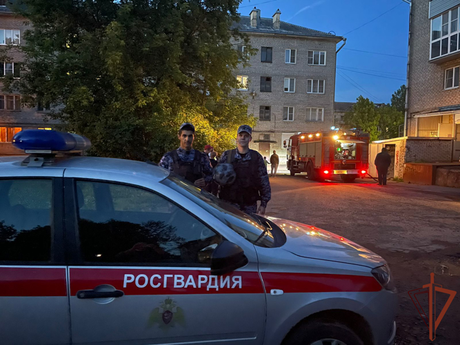 Сотрудники Росгвардии предотвратили пожар в жилом доме в Ленинградской области