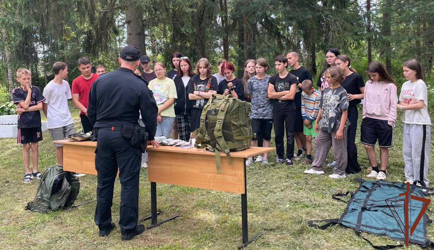 В регионах Центральной России продолжаются мероприятия в рамках ведомственной акции «Каникулы с Росгвардией»
