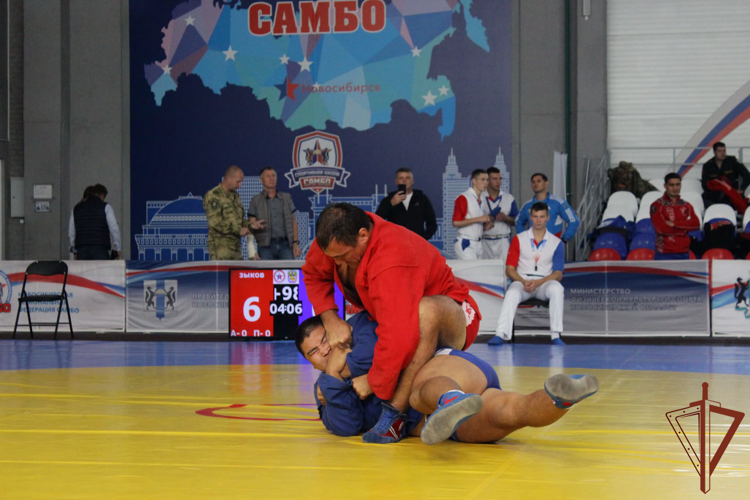 Чемпионат Сибирского округа Росгвардии по самбо прошел в Новосибирске