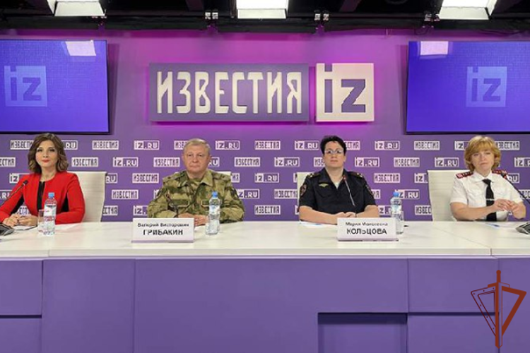 Официальный представитель Росгвардии принял участие в пресс-конференции по вопросам обеспечения безопасности образовательных учреждений