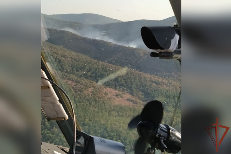 Пожар в Крыму локализован при участии авиации Росгвардии