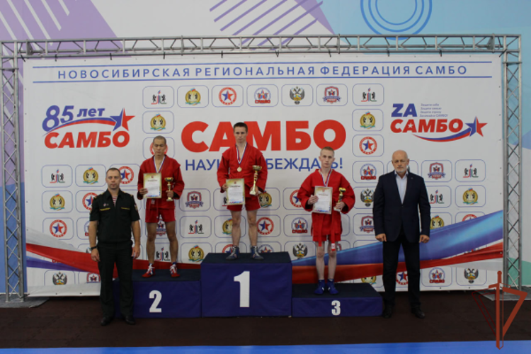 Чемпионат Сибирского округа Росгвардии по самбо прошел в Новосибирске
