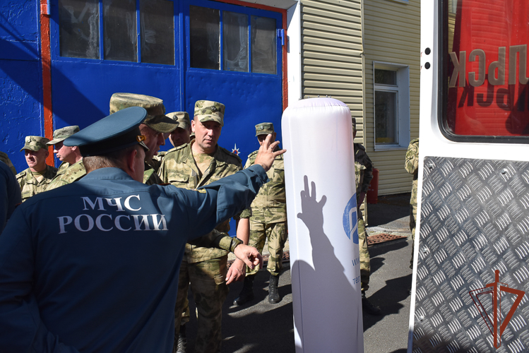 В Уральском округе Росгвардии завершился учебно-методический сбор со специалистами РХБ защиты