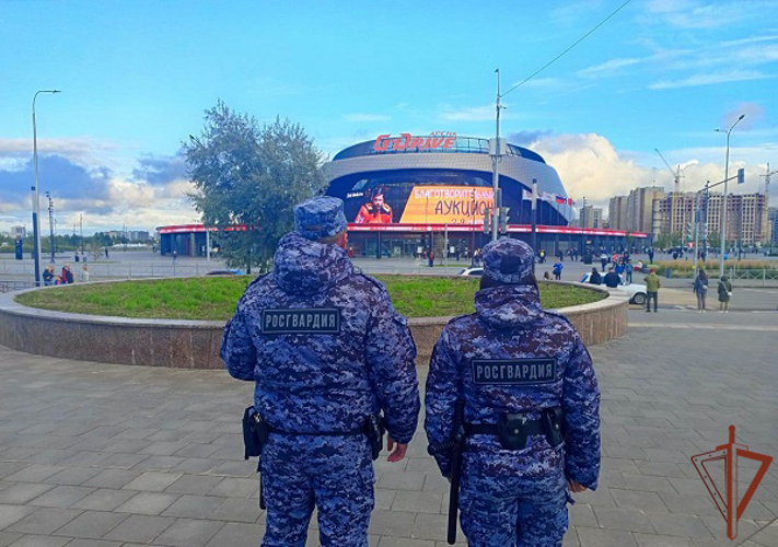 Росгвардия обеспечила правопорядок на матчах КХЛ в Омске