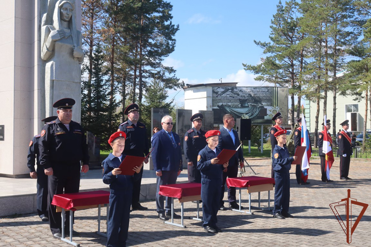 Церемония открытия профильного класса Росгвардии прошла в Приморье