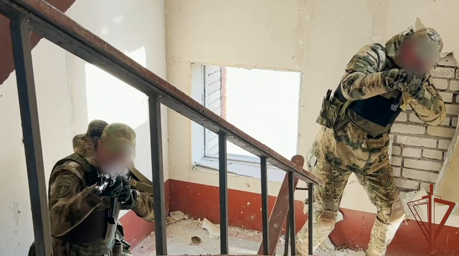 Выпускники военных вузов Росгвардии перенимают боевой опыт от участников СВО (видео)