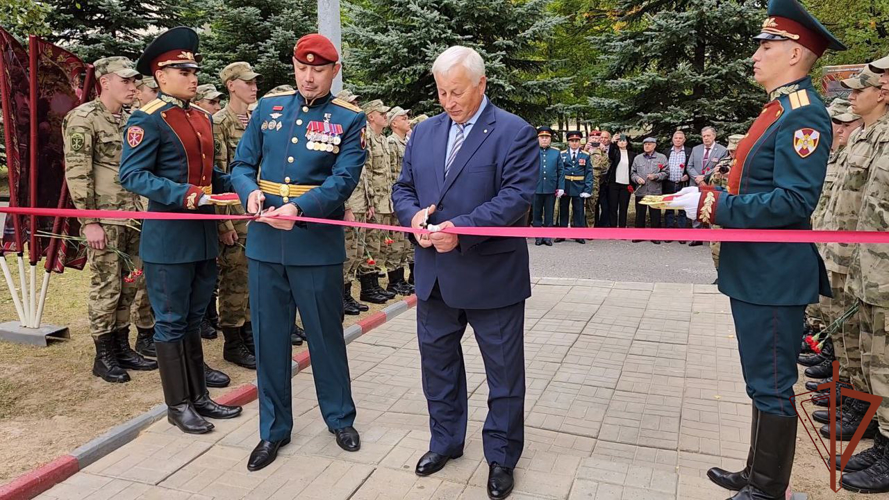 В Софринской бригаде оперативного назначения Росгвардии открыли аллею памяти