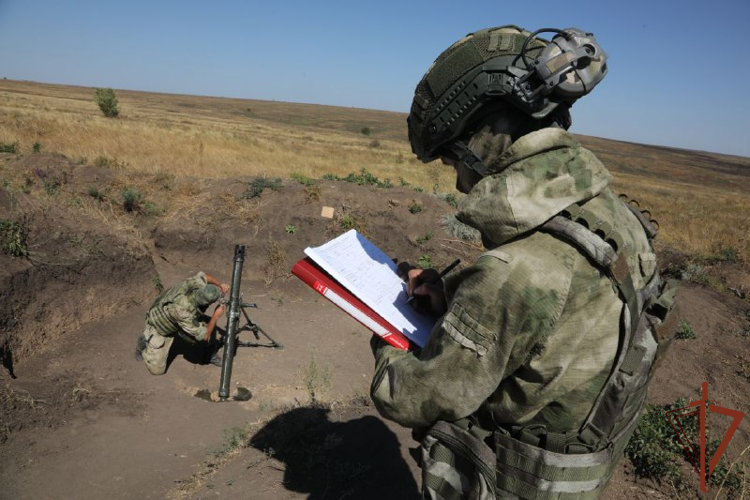 В Росгвардии определили лучших артиллеристов (видео)
