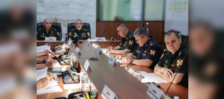 Заместитель директора Росгвардии генерал-полковник Алексей Воробьёв провел совещание по реализации избирательных прав росгвардейцев и  готовности СЗО Росгвардии к обеспечению безопасности Единого дня голосования