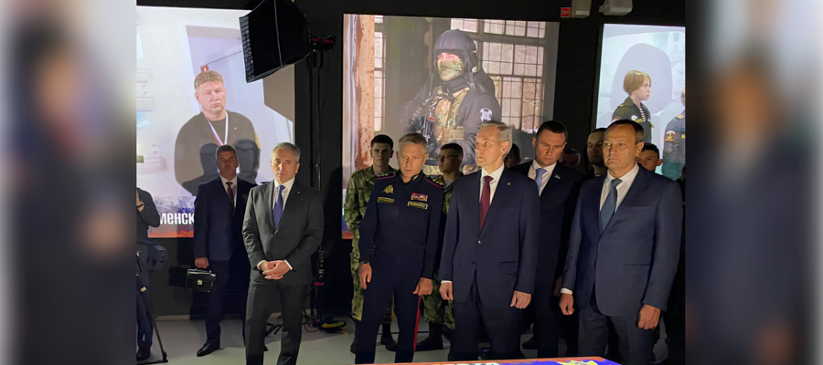 В Тюмени генерал-полковник полиции Анатолий Маликов открыл ведомственный мультимедийный проект «Росгвардия. Всегда на страже» 
