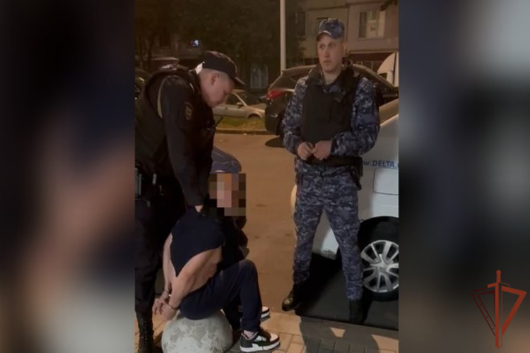 Росгвардейцы совместно с полицейскими обезвредили в Москве вооруженного гранатами мужчину (видео)