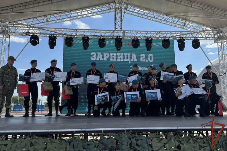 Кадеты Росгвардии стали призерами всероссийской игры «Зарница 2.0» 
