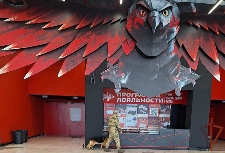 Росгвардейцы обеспечили правопорядок на матче КХЛ в Омске