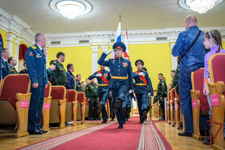 В Военной академии материально-технического обеспечения прошло торжественное собрание в честь годовщины факультета Росгвардии
