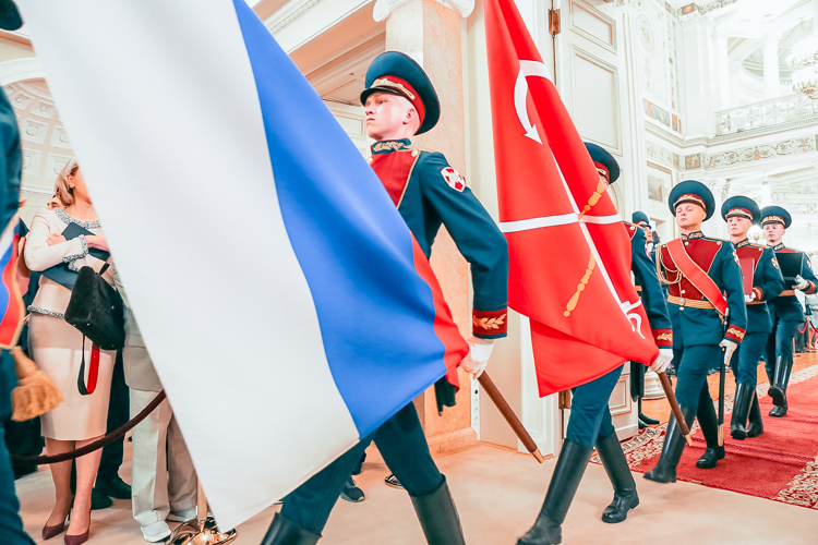 Делегация Росгвардии приняла участие в церемонии вступления в должность губернатора Санкт-Петербурга