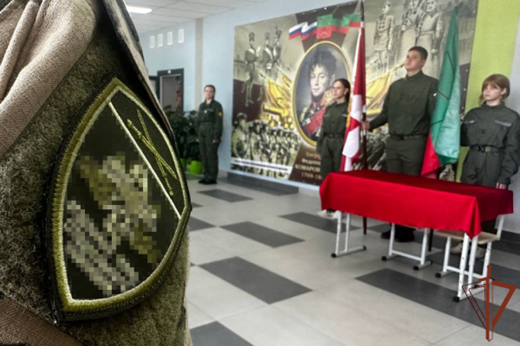  «Парту Героя» в память офицера Росгвардии открыли в Запорожской области 