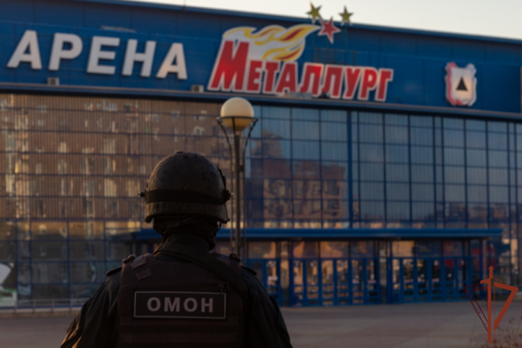 Росгвардейцы в Челябинской области обеспечили правопорядок на матче КХЛ