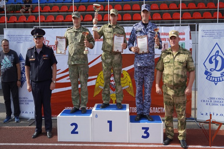 Чемпионат Приволжского округа Росгвардии по летнему офицерскому троеборью завершился  в Саратове