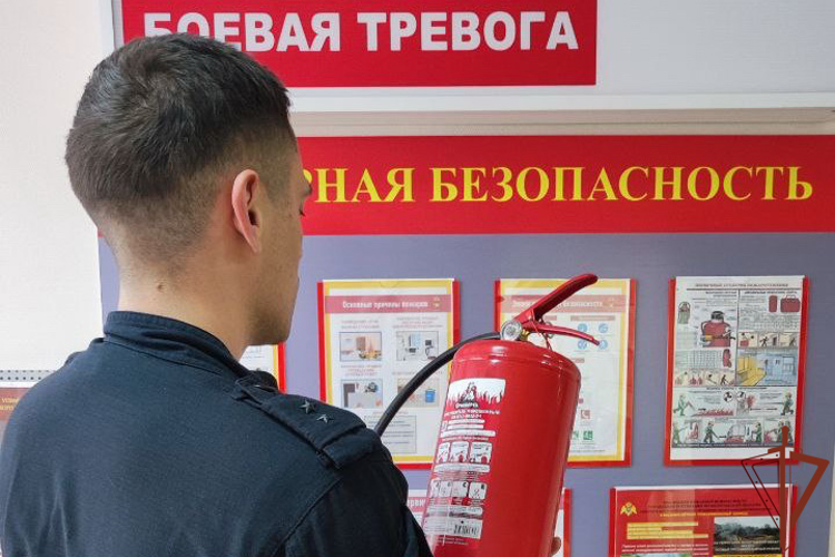 В Северо-Западном округе Росгвардии проходят пожарно-профилактические мероприятия с МЧС России