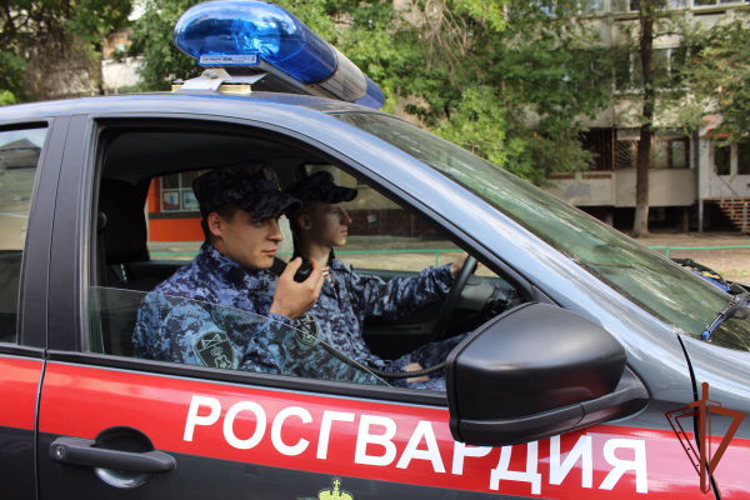 В Саратове сотрудники Росгвардии первыми пришли на помощь пострадавшей в ДТП девушке 