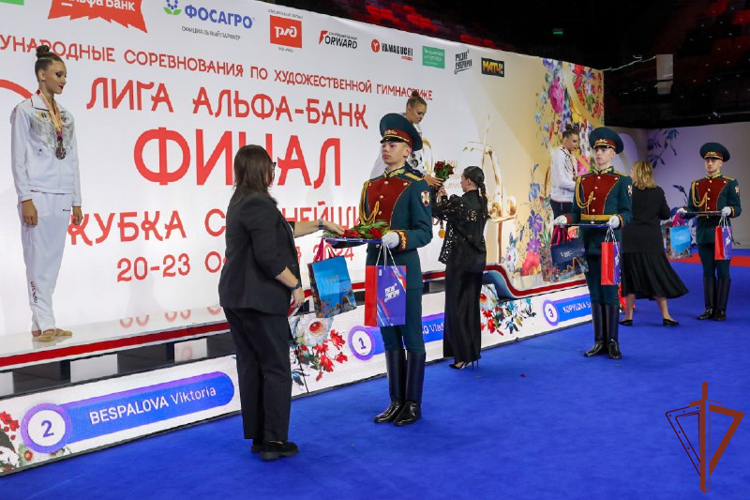 Росгвардейцы поддержали российских гимнасток в «Финале Кубка сильнейших» 