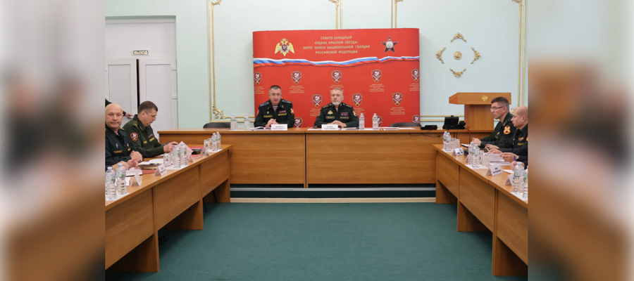 Заместитель директора Росгвардии генерал-полковник Алексей Воробьев подвел итоги служебно-боевой деятельности Северо-Западного округа Росгвардии (видео)