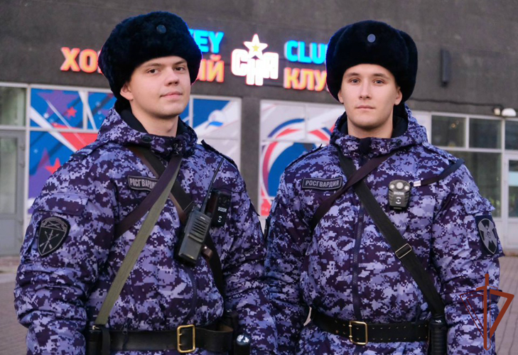 Безопасность матча КХЛ в Санкт-Петербурге обеспечили росгвардейцы