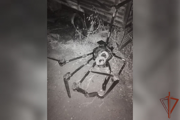 Росгвардейцы сбили вражеский гексакоптер «Баба-Яга» и БПЛА самолетного типа в Белгородской области 