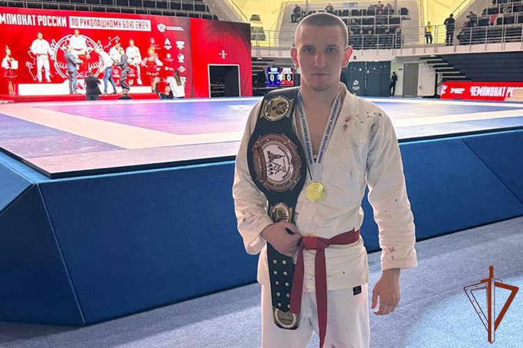 Военнослужащий Сибирского округа Росгвардии стал чемпионом России по рукопашному бою