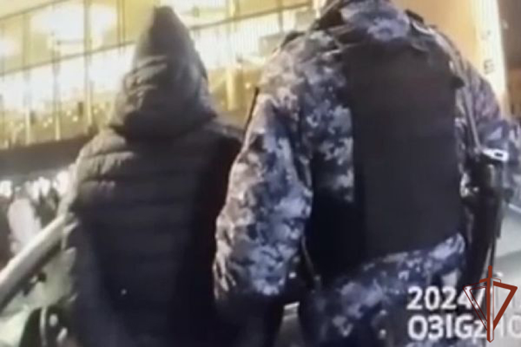 Сотрудники Росгвардии задержали подозреваемого в нанесении ножевых ранений мужчине в Санкт-Петербурге (видео)