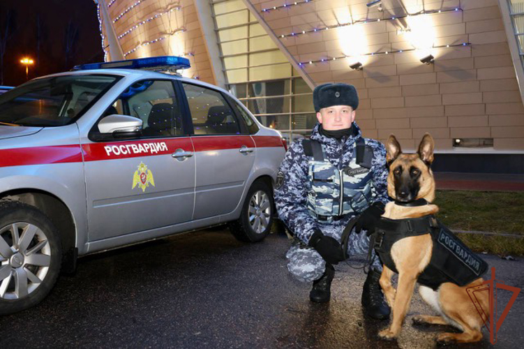 В Санкт-Петербурге росгвардейцы обеспечили безопасность матча Кубка России по футболу 
