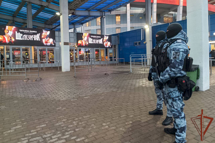 Росгвардейцы обепечили правопорядок на международном баскетбольном матче в Москве