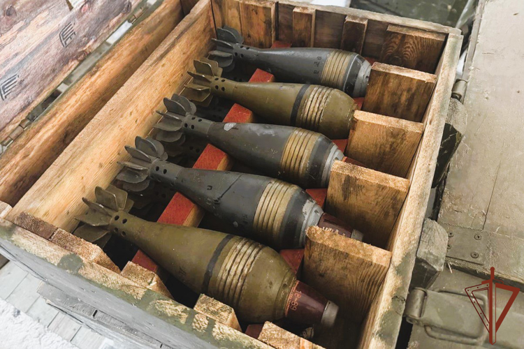 В ДНР росгвардейцы и сотрудники военной контрразведки изъяли крупный арсенал с ракетами для ПВО и различными боеприпасами