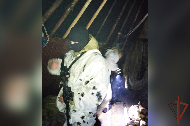 При силовой поддержке СОБР Росгвардии на Ямале задержан военнослужащий, самовольно оставивший медучреждение (видео)